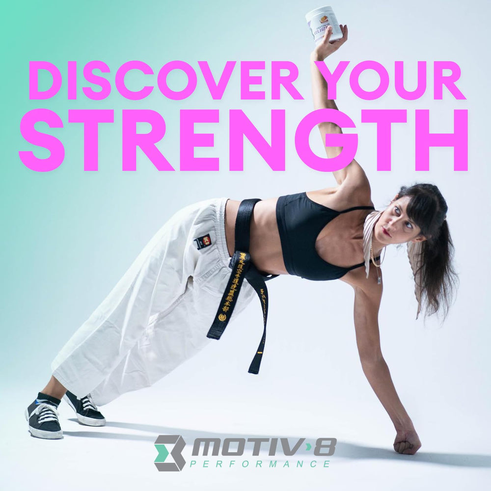 Motiv-8 branding and product logo