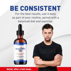 Mounfit Drops Max label showing ingredients