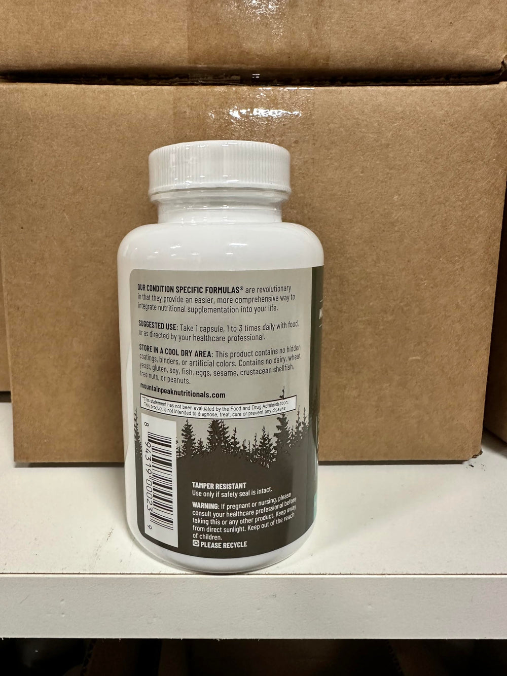 Product bundle shot of Mountain Peak Adrenal B Complex