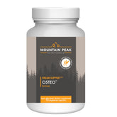 Mountain Peak Osteo Supplement bottle with label