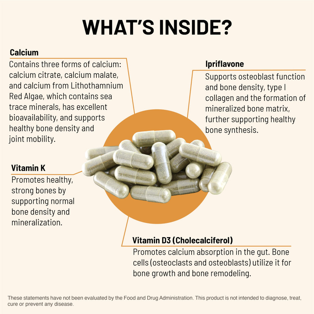 Vitamin D3 and Vitamin K2 icons representing nutrients