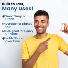 Durable mouth guards for night use, sports, or whitening trays