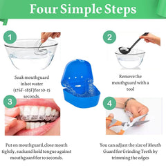 Family-friendly mouth guard fit on different tooth shapes