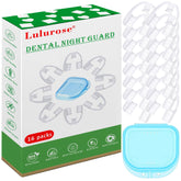 Mouth guard for grinding and clenching teeth inside its portable case