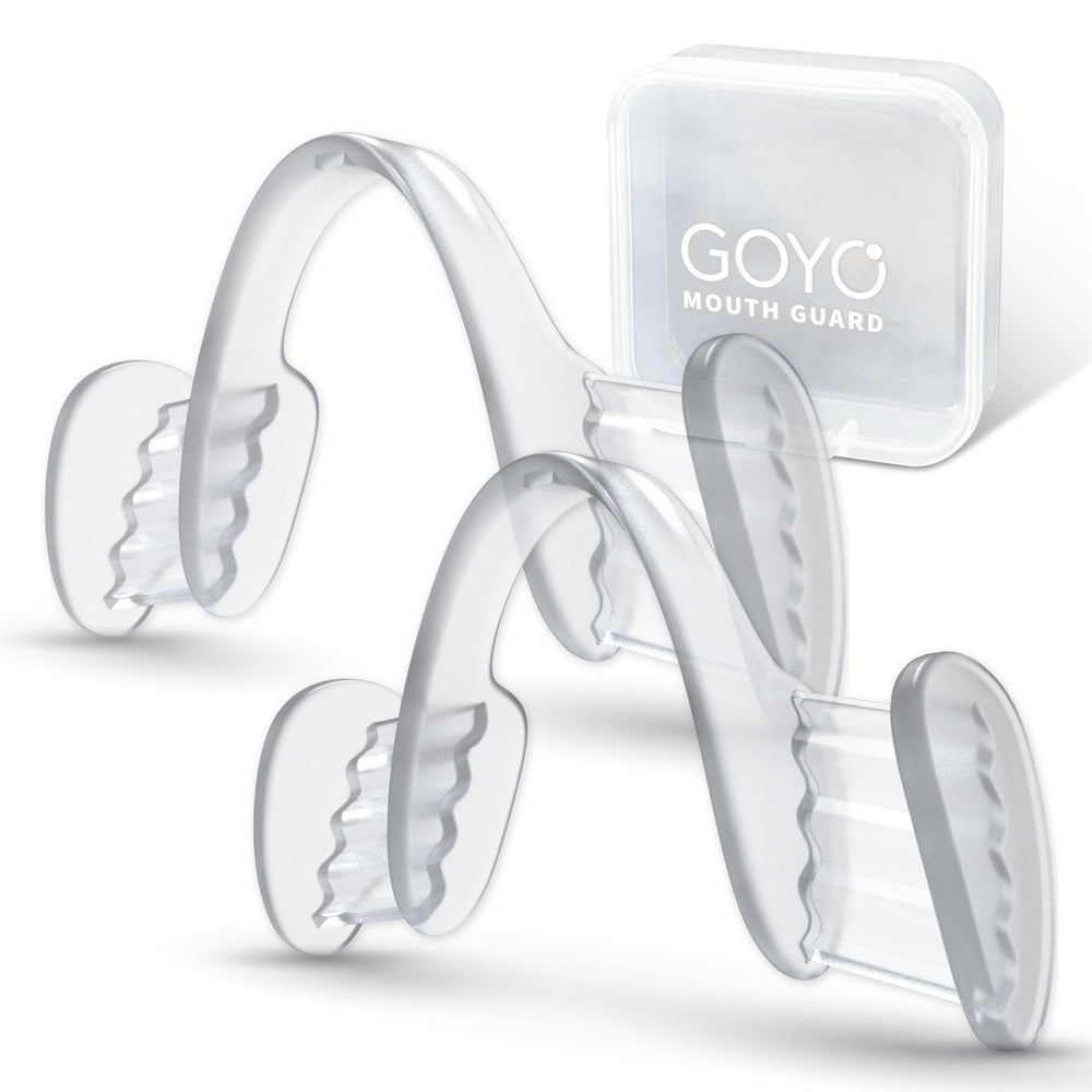 Mouth guard worn on lower teeth for nighttime teeth grinding