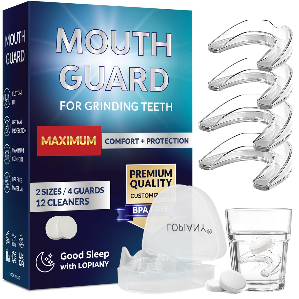 Mouth guard for grinding teeth at night