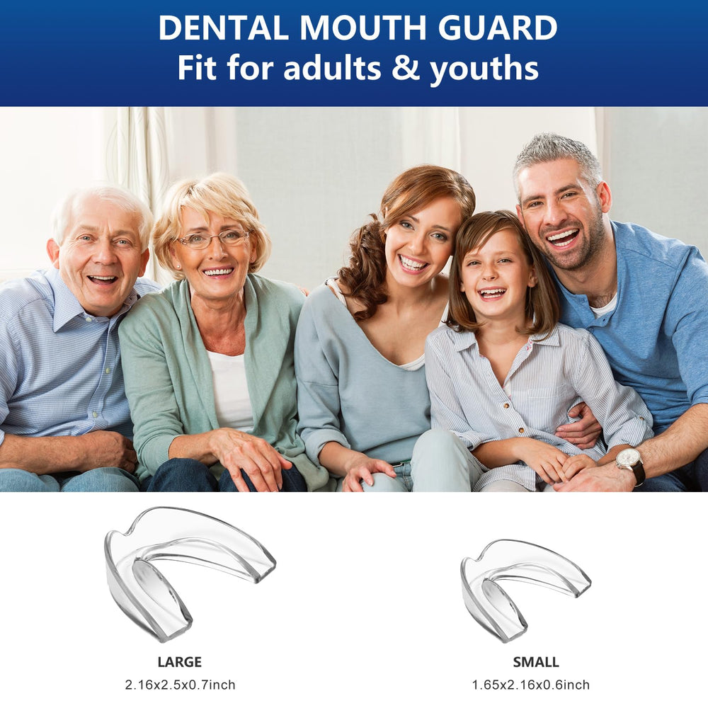 Mouth guard with 12 cleaning tablets included