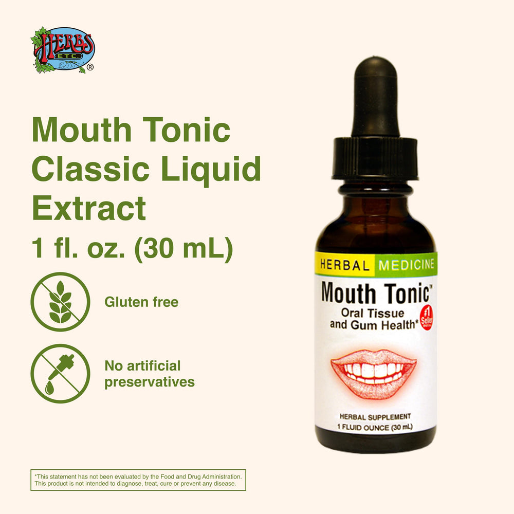 US-sourced ingredients infographic for Mouth Tonic