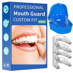 Night mouth guards for teeth grinding - 4 piece set, professional fit