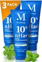 Mouthology nano hydroxyapatite toothpaste 3 pack mint 4 oz USA made