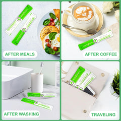 Leak-resistant tear-open packaging for portable mouthwash