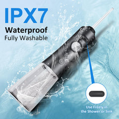 Mouthwash-compatible water flosser for all ages