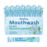 Travel-size ice mint mouthwash packets, 30-count, main image