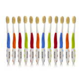 Front view of MOUTHWATCHERS Soft Flossing Toothbrushes 12-pack