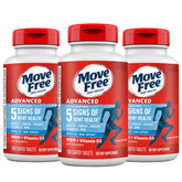 Move Free Advanced packaging with 3x120ct bottles - front view