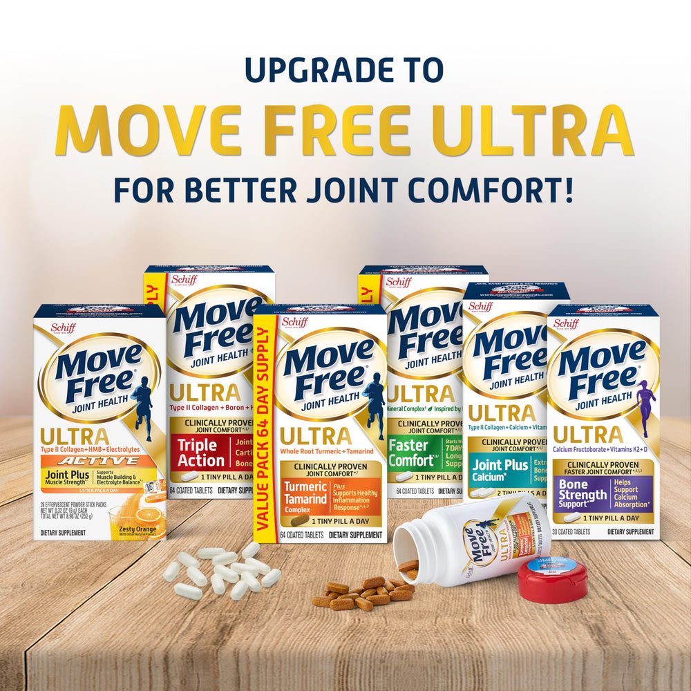 Move Free Advanced ingredients chart