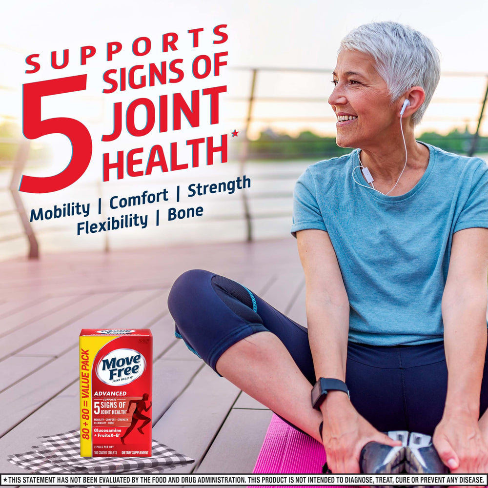 Move Free Advanced Uniflex calcium fructobrate ingredient
