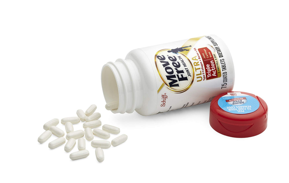 Move Free 75-count bottle with pack3 branding