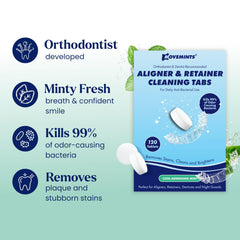 120-count Movemints Aligner & Retainer Cleaner Tablets
