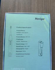 Premium leather travel case for Movigor toothbrush