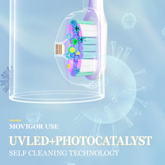 UV sanitization chamber for Movigor toothbrush