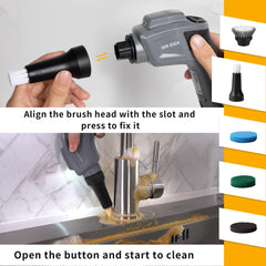 Multipurpose use: bathroom, kitchen, and garage with MR.SIGA refills