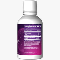 MRM CoQ-10 L-Carnitine Liquid glass with drops showing absorption-friendly formula