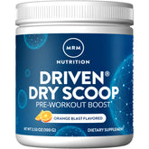 MRM Nutrition Driven Dry Scoop Pre-Workout Orange Blast bottle label