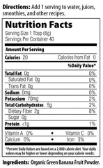 Serving ideas: add to water, juice or smoothie