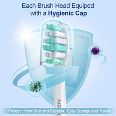 Soft contoured bristles for gum health