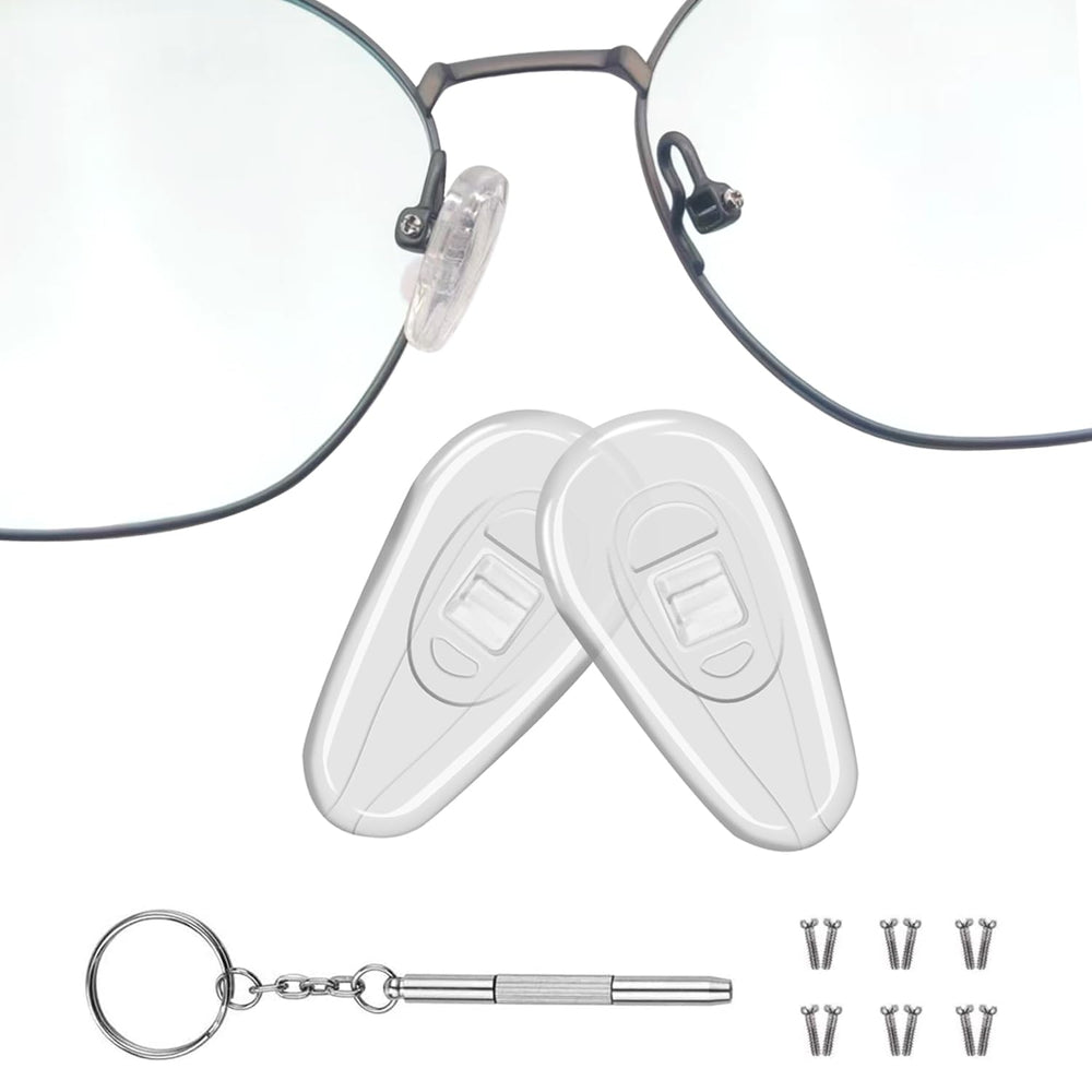 Close-up of Mr.ZzjOOj screw-in nose pads with air bag design