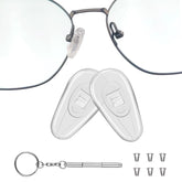 Close-up of Mr.ZzjOOj screw-in nose pads with air bag design
