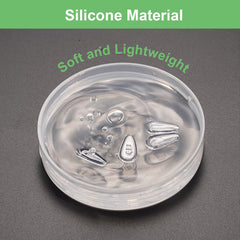 Nose pad with upgraded plastic backbone for frame stability