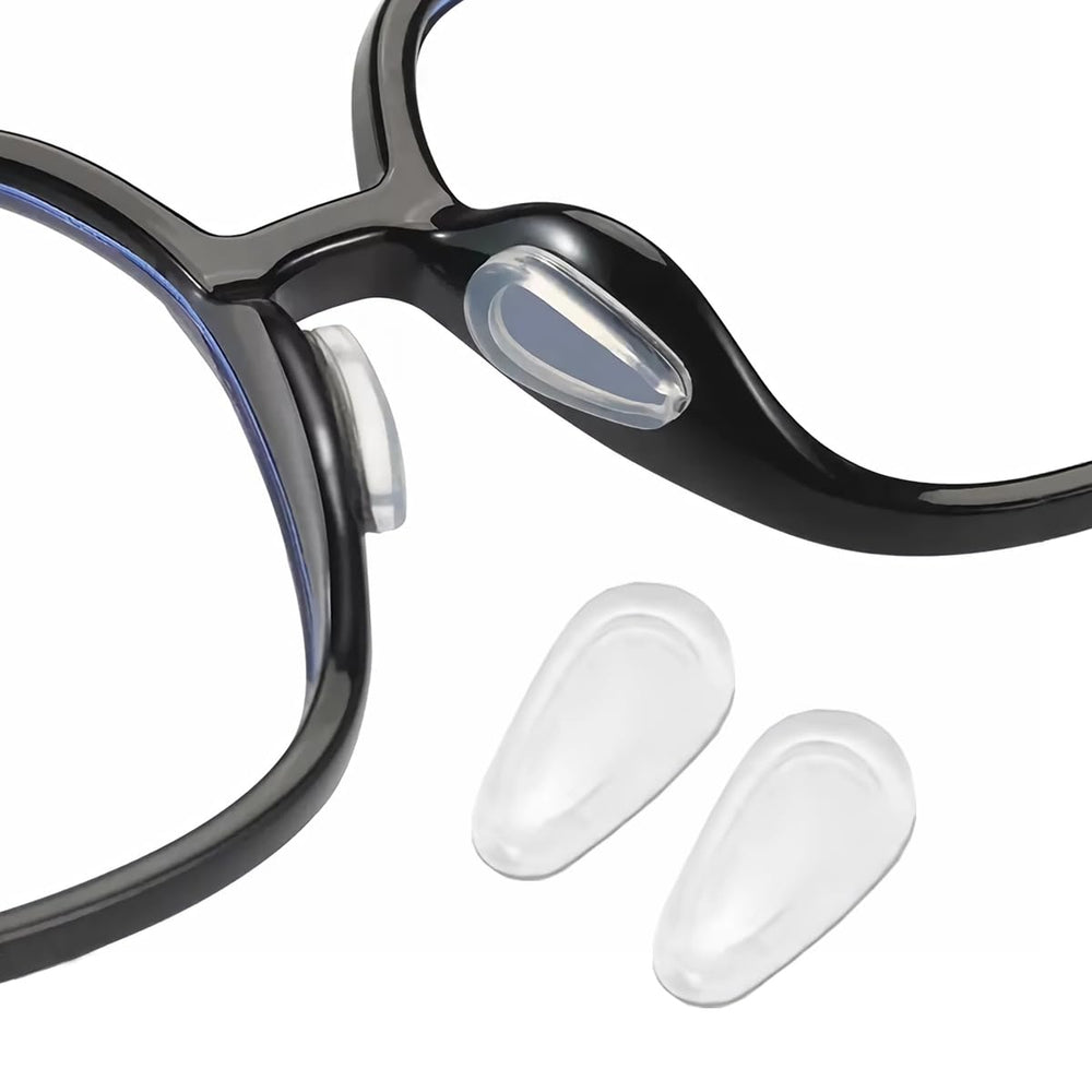 Clear silicone eyeglass nose pads - 6 pairs