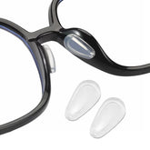 Clear silicone eyeglass nose pads - 6 pairs