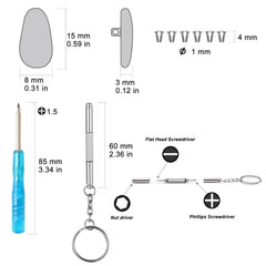 Micro screwdriver included in kit