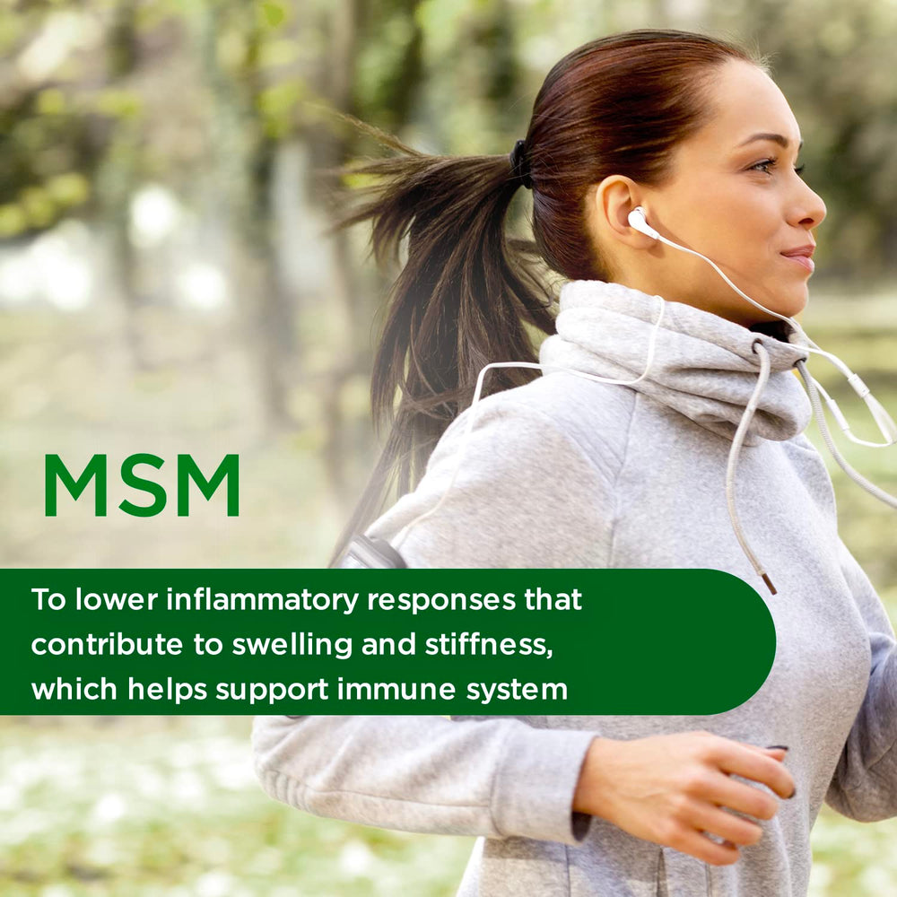 MSM powder supporting skin, hair and nails health