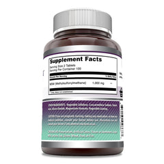 Two tablets per serving MSM supplement dosage