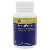 MSNOR ArmaForce Immune Support Olive Leaf bottle front label – 60 vegan capsules