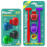 Front view of Mspan toothbrush head cover cap