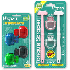 Mspan toothbrush head cover cap on a toothbrush