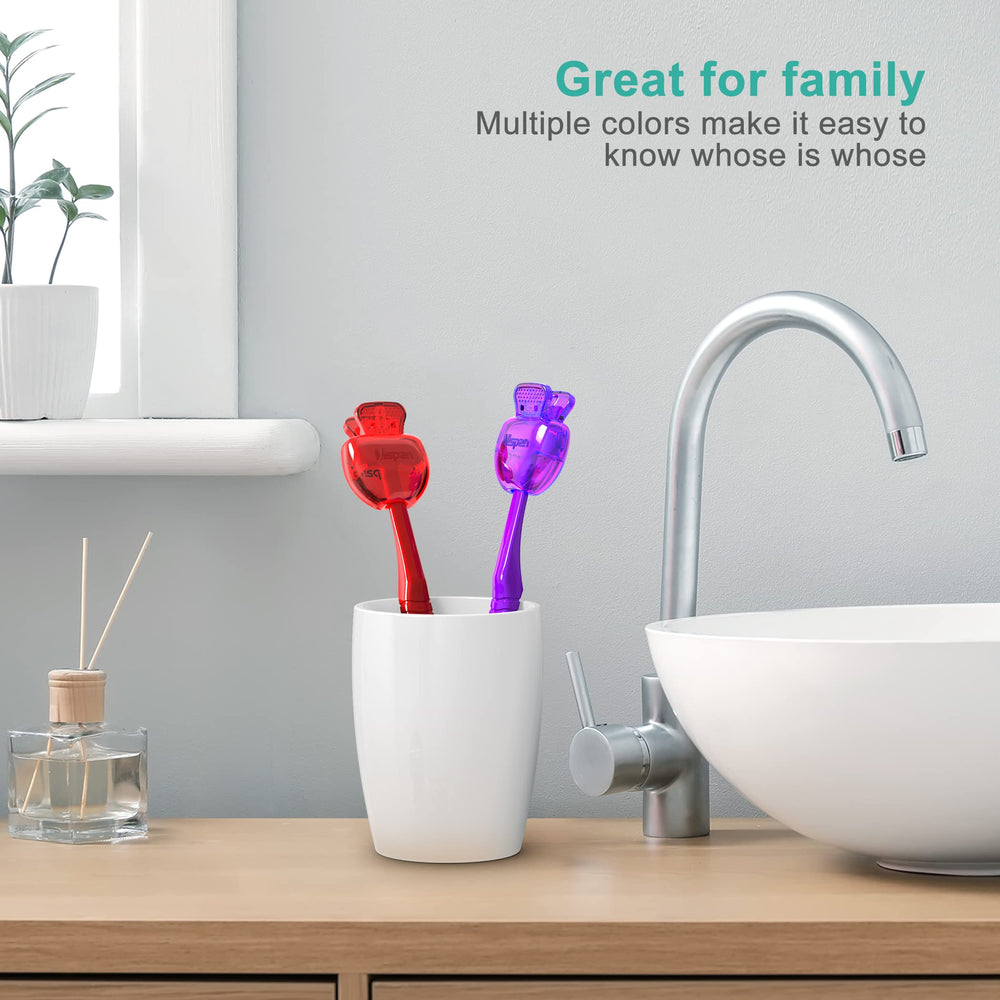 Compact travel case for tongue cleaner