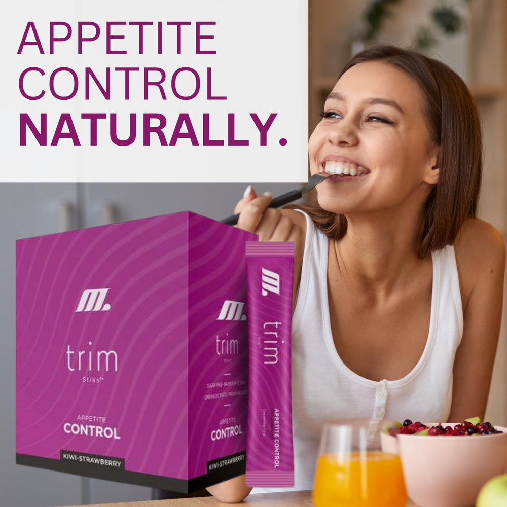 M Stiks Trim Stiks Kiwi-Strawberry ingredients panel suggests science-backed energy