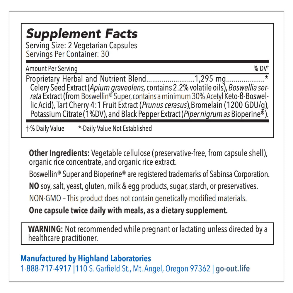 USA-made Go Out Extra Strength with potency and purity seal