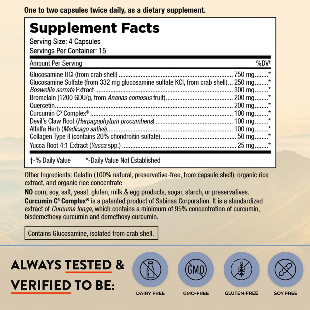 Close-up of Turmeric Curcumin C3 Complex and BioPerine