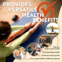 Graphic indicating high absorption of potassium citrate