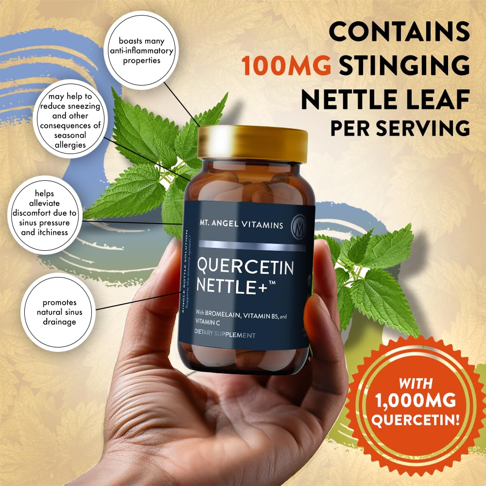 60-tablet bottle of Quercetin Nettle+