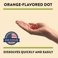 Nutrition facts panel for Triple B-12 Dots