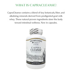 CapraCleanse powder blend with botanicals and enzymes for gut support