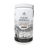 Mt. Capra Clean Minerals with Collagen Peptides container and scoop